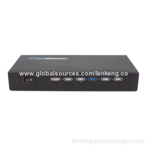 HDMI splitter 1 x 4, supports 3D 1080P and deep color